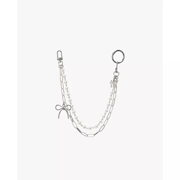 MLB - Móc khóa túi xách nữ Ribbon Jewelry_3AETB016N-50SIS