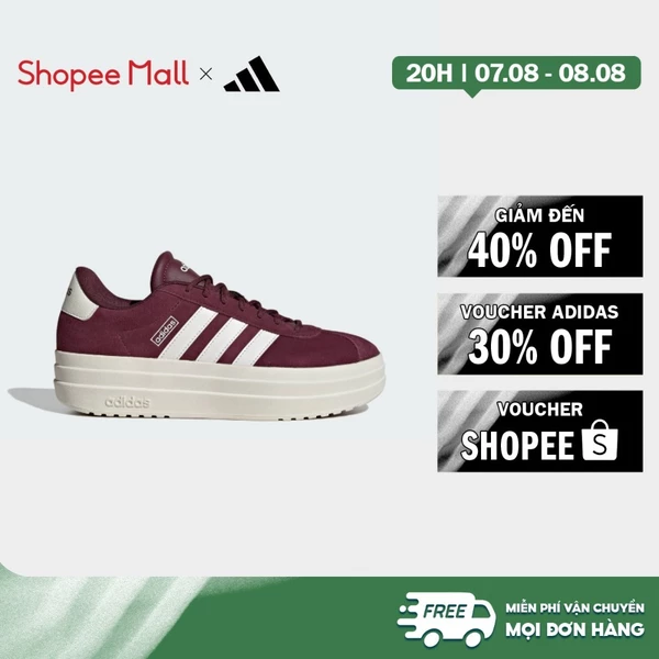 [Duy nhất 8.8 - VOUCHER 30%]adidas Lifestyle VL Court Bold Shoes Women Burgundy IH0366