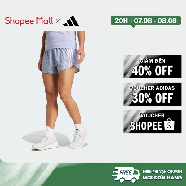 [Duy nhất 8.8 - VOUCHER 30%]adidas Chạy Quần Short 3 Sọc CLIMACOOL Own the Run Nữ Xám JD7759