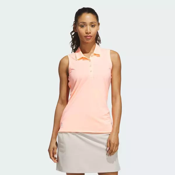 adidas Đánh gôn Áo Polo Trơn Không Tay Ultimate365 Nữ Hồng KG1454