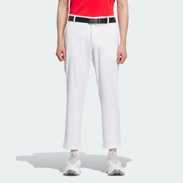 adidas Đánh gôn Quần Golf Dài Đến Mắt Cá 3 Sọc Nam trắng JE7135
