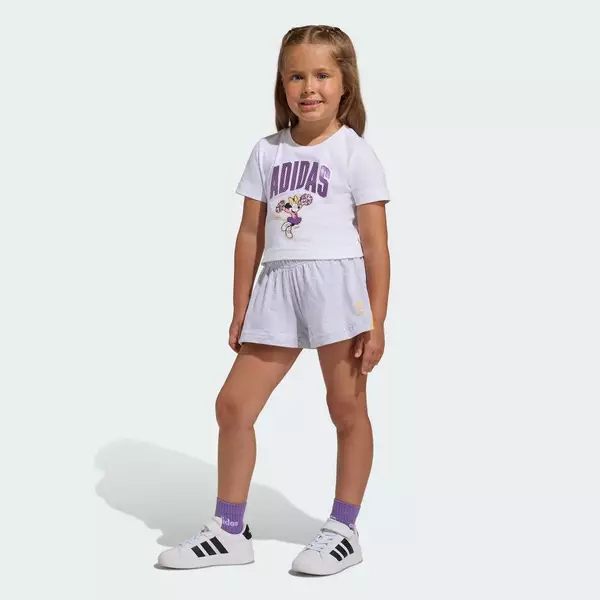 adidas Lifestyle ADIDAS DISNEY MINNIE MOUSE T-SHIRT SET Women White JZ3564