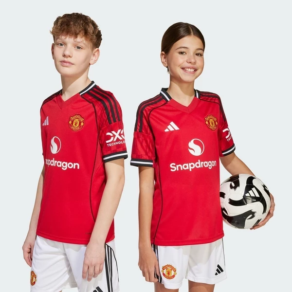 adidas Football Manchester United 25/26 Home Jersey Unisex Red JP3013