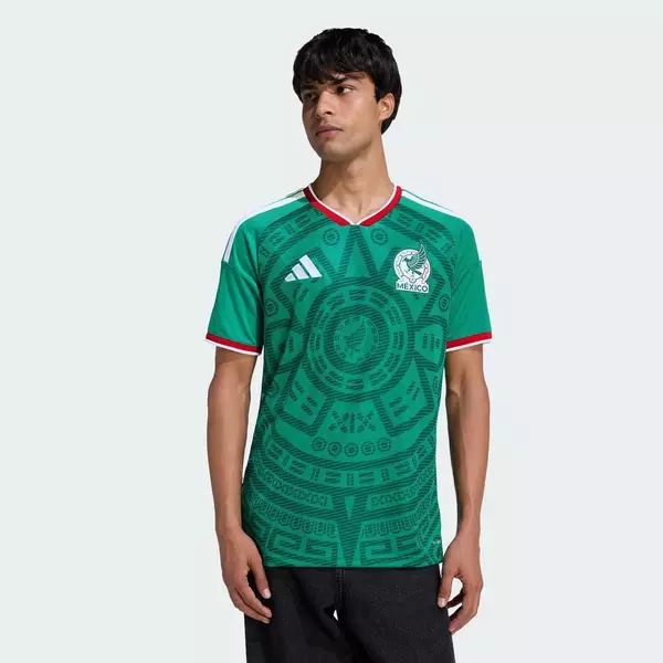 adidas Bóng đá Áo Đấu Sân Nhà Mexico 26 Nam màu xanh lá JL8580