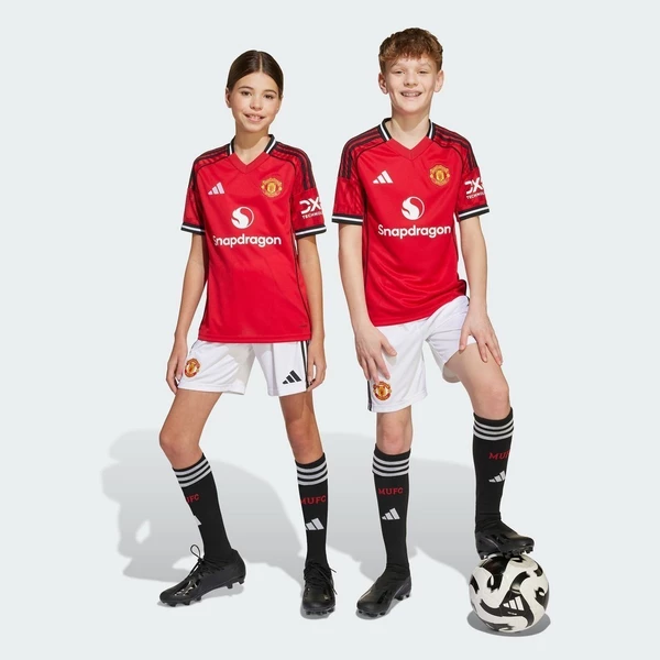 adidas Football Manchester United 25/26 Home Shorts Unisex White JP3017