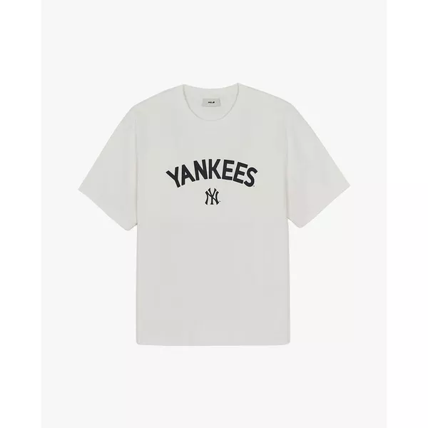 MLB - Áo thun unisex tay ngắn Lettering Logo Point Semi_3ATSB8363-50IVS