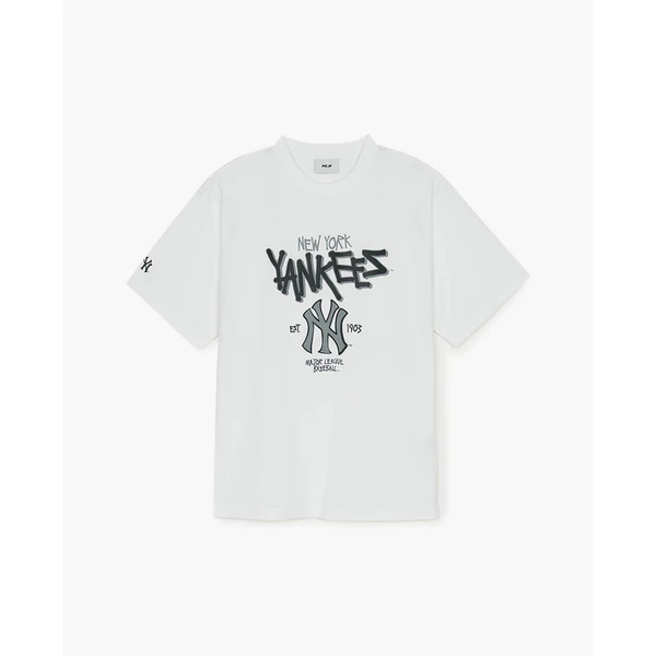 MLB - Áo thun unisex cổ tròn tay ngắn Basic Street Big Logo_3ATSB0553-50WHS