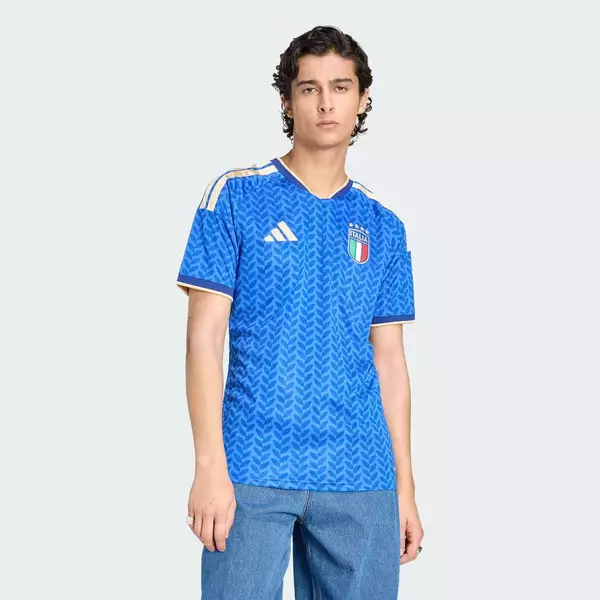 adidas Bóng đá Áo Đấu Sân Nhà Ý 26 Nam Màu xanh da trời JL6937