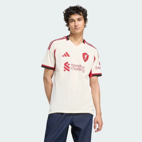 adidas Football Liverpool FC 25/26 Away Jersey Men White JV6487