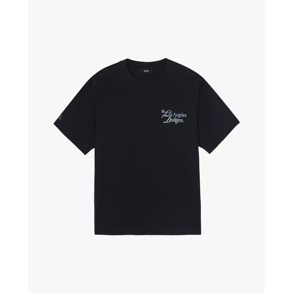 MLB - Áo thun unisex tay ngắn Sheriff Lettering Semi_3ATSB8263-07BKS