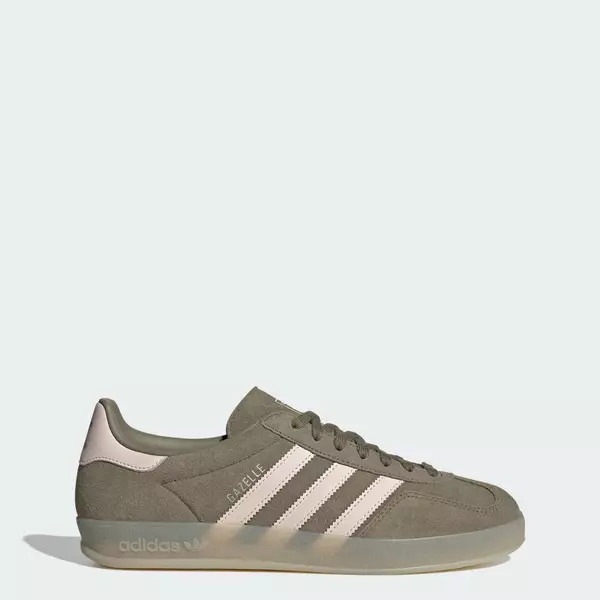 adidas Phong cách sống GIÀY GAZELLE INDOOR Nam màu xanh lá IH9641