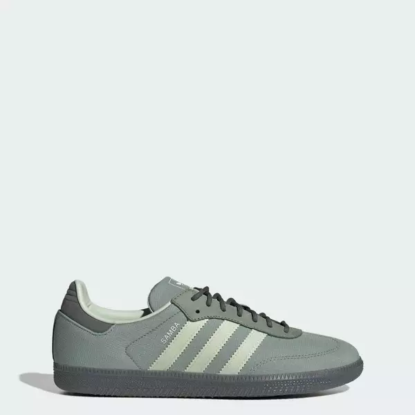 adidas Phong cách sống GIÀY SAMBA OG Nam màu xanh lá IH6808