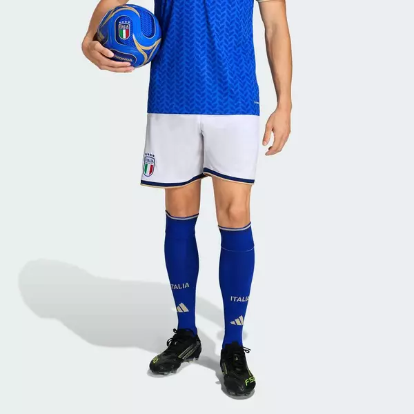 [Duy nhất 8.8 - VOUCHER 30%]adidas Bóng đá Quần Short Sân Nhà Ý 26 Nam trắng JL6941