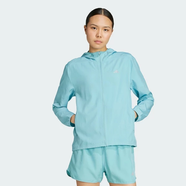 adidas Chạy Áo Khoác Run It Nữ Ngọc lam JM5745