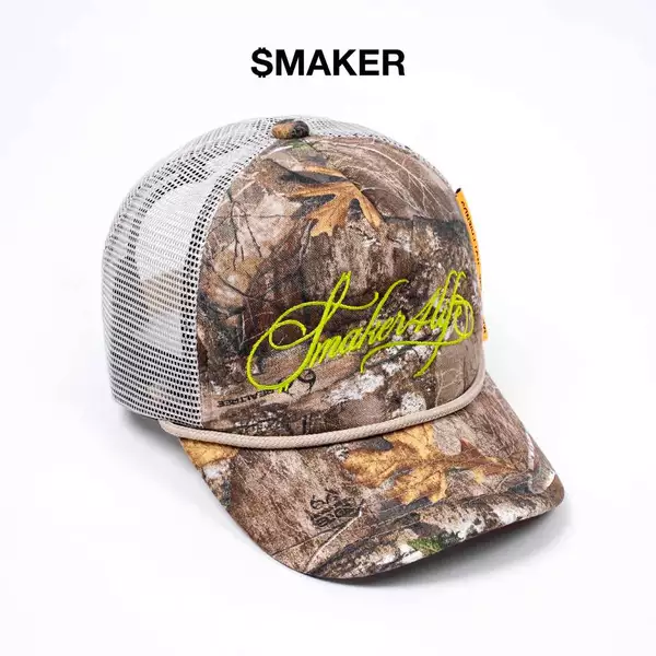 [SMAKER] Nón mũ lưỡi trai màu camo quân đội - $4L TRUCK HAT IN TREE CAMO