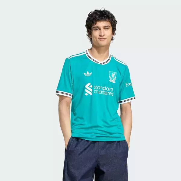 adidas Bóng đá Áo Đấu Thứ Ba Liverpool FC 25/26 Nam màu xanh lá JV6428