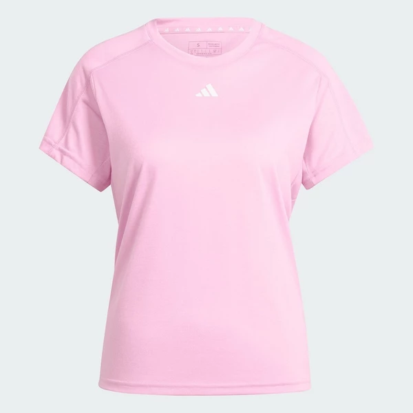 adidas Gym & Training Áo Thun Cổ Tròn Minimal Branding Train Essentials AEROREADY Nữ Hồng IS3957