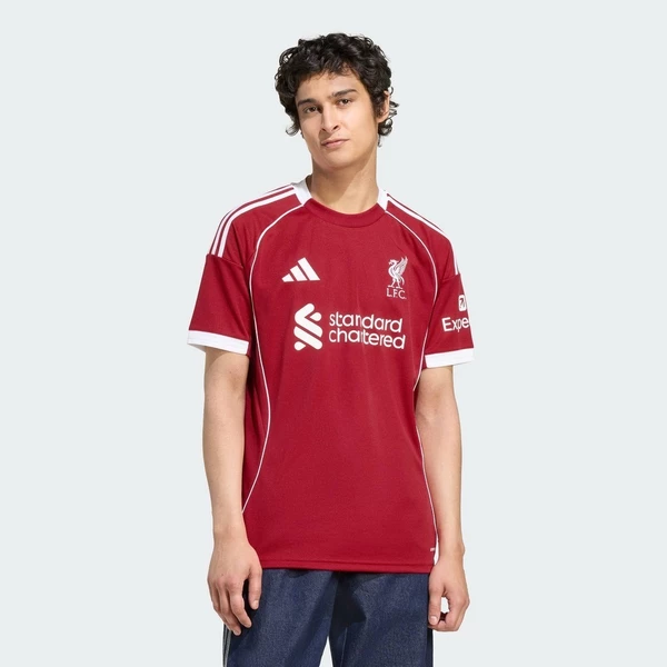 adidas Bóng đá Áo Đấu Sân Nhà Liverpool FC 25/26 Nam Đỏ JV6423