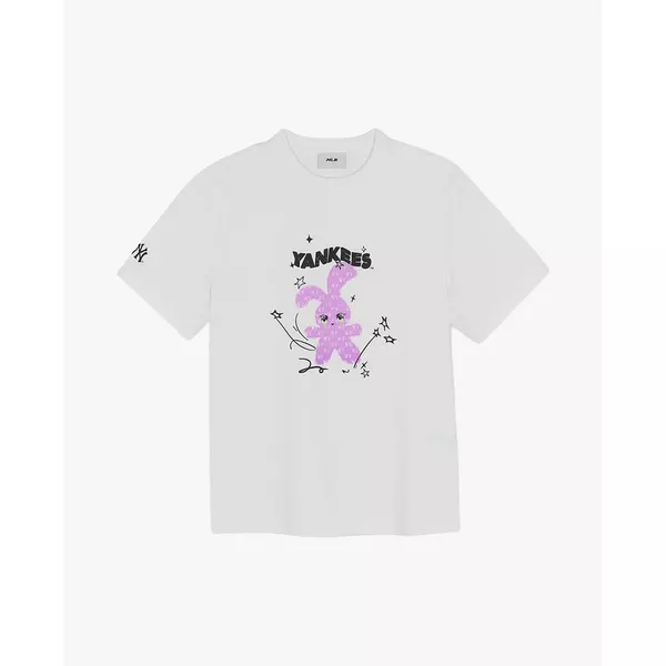 MLB - Áo thun unisex cổ tròn tay ngắn Bunny_3ATSN7063-50WHS