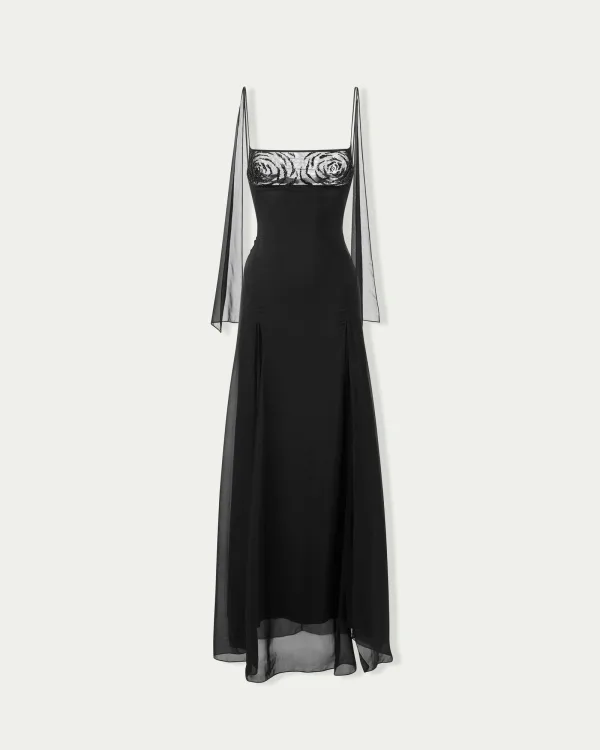 The Ex Silk Maxi Dress