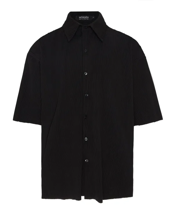 Pleated Short Sleeves Shirt