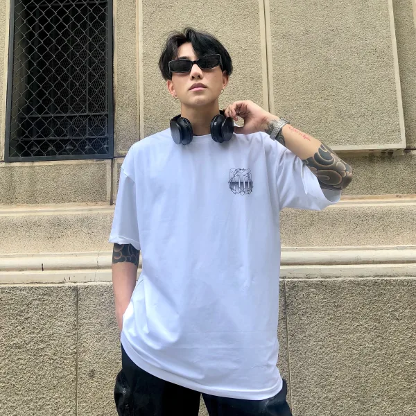 Áo Thun Myo In Hình Brand Hàng Rào