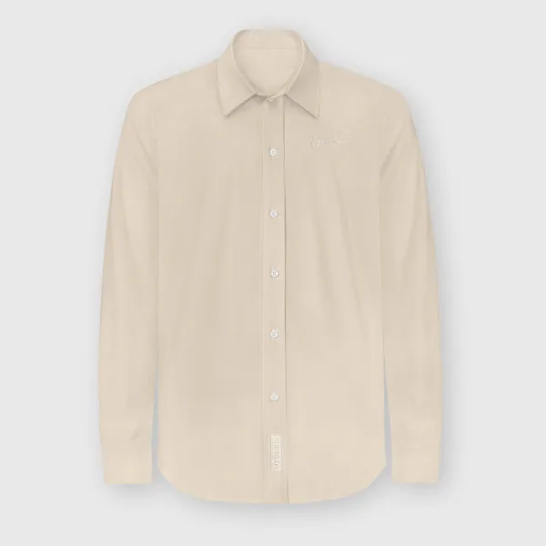 Ivory 14th shirt a.k.a Sơ mi 14th // Latte beige
