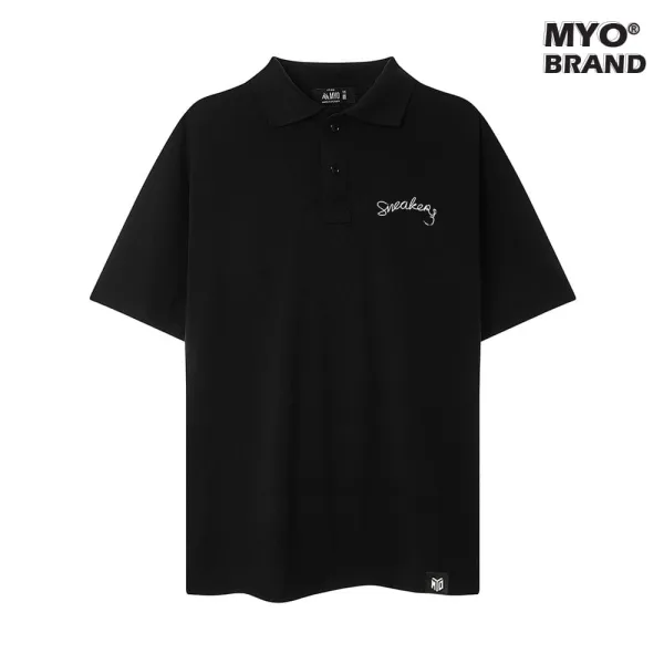 Áo Polo Form Rộng MYO In Classic Sneaker Q002
