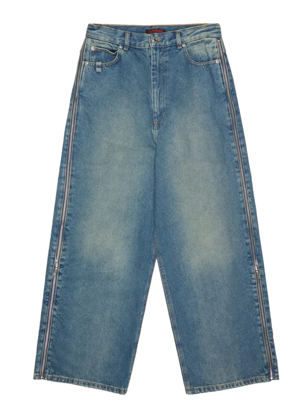 SIDE ZIP JEANS