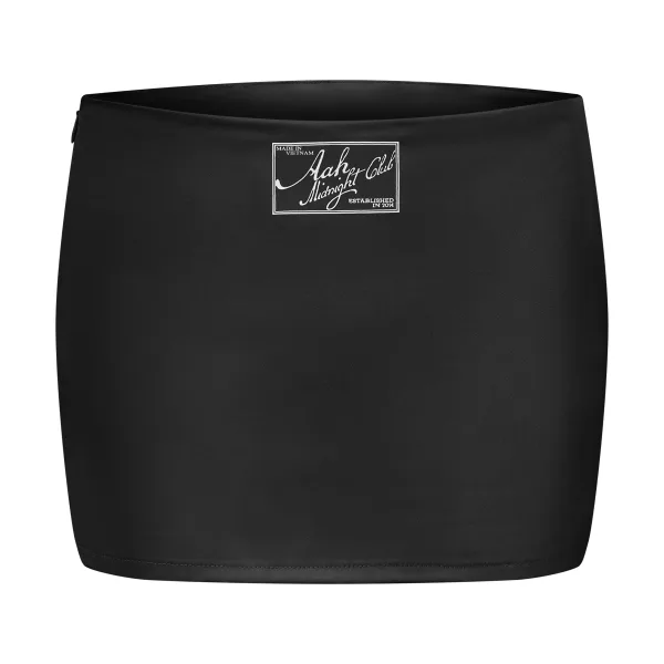Soft Fever Miniskirt in Black