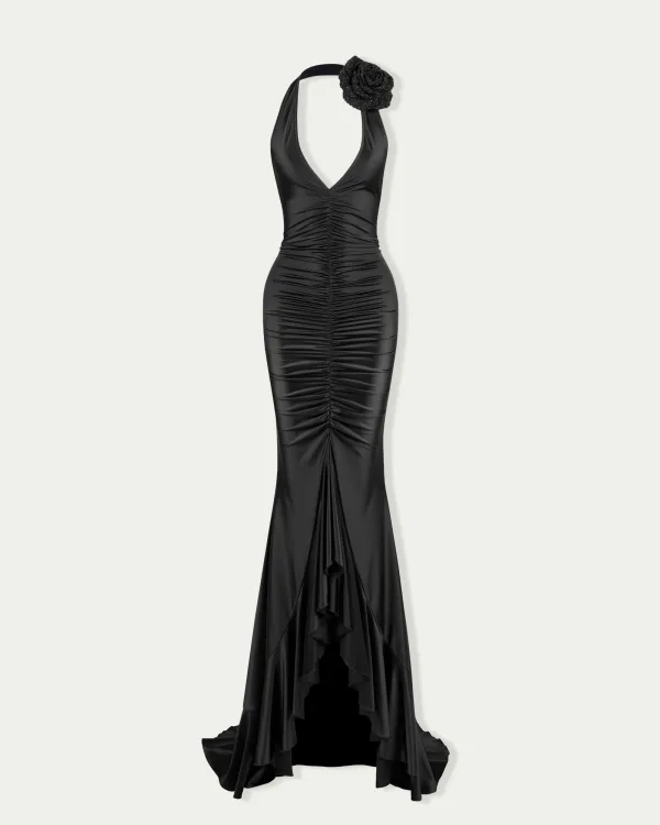 Giorgia Halter Ruched Dress