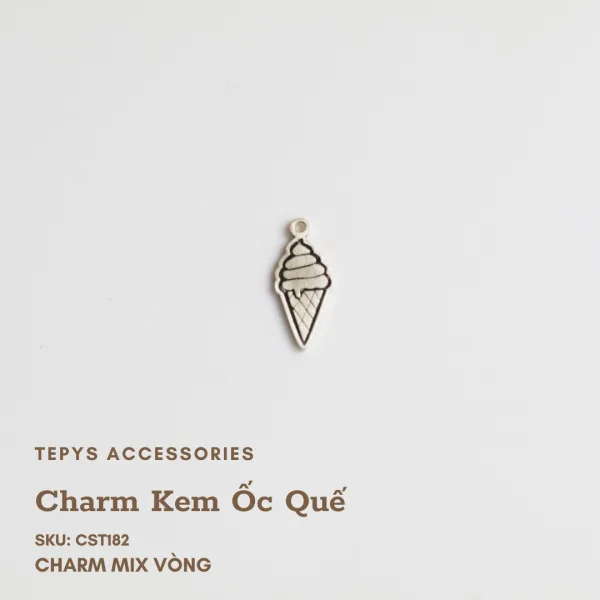 Charm Kem Ốc Quế