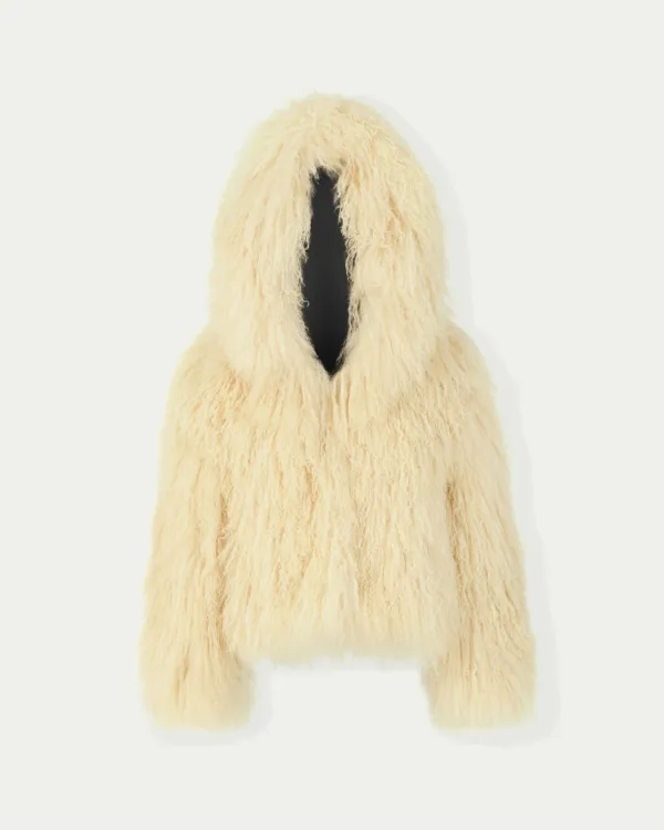 Under Cover Hoodie Fur Coat