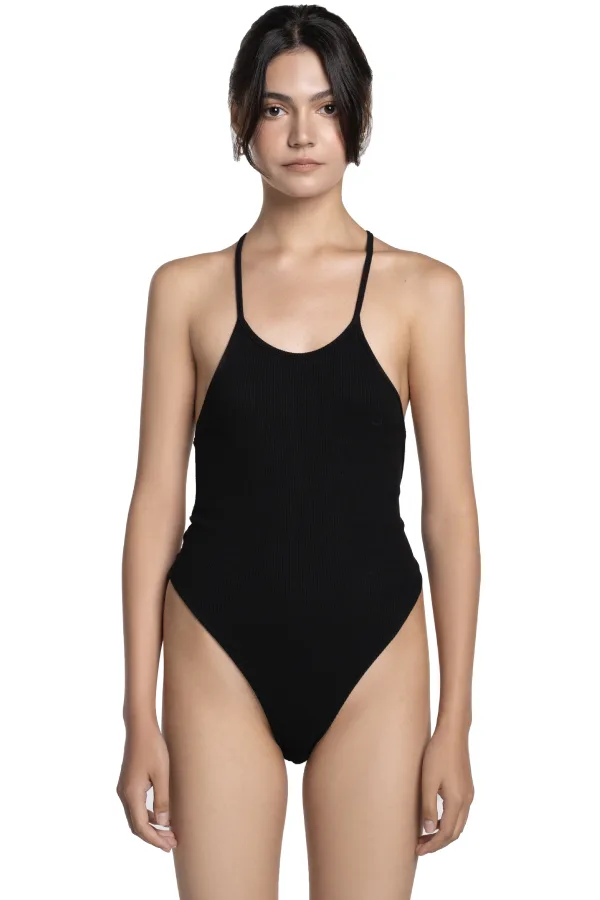 MAGARI BODYSUIT - BLACK