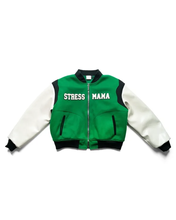 SS25 LUSH BOMBER JACKET - GREEN