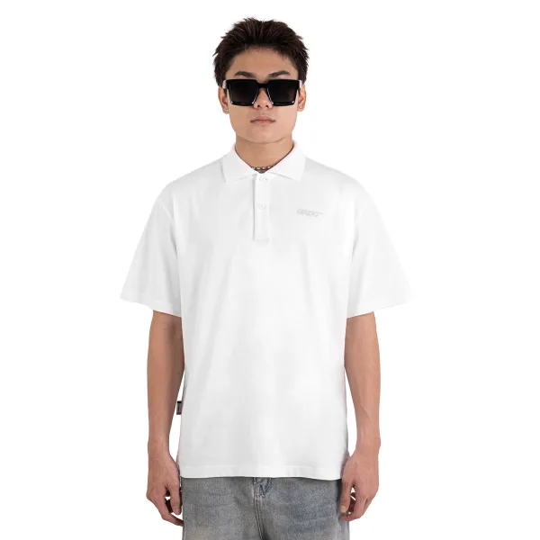 Polo GOAT BROS Oversize fit | White