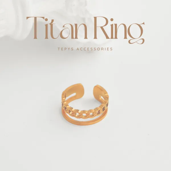 Nhẫn Tequila Titan Gold