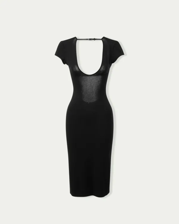 Fathom Open-back Midi Dress