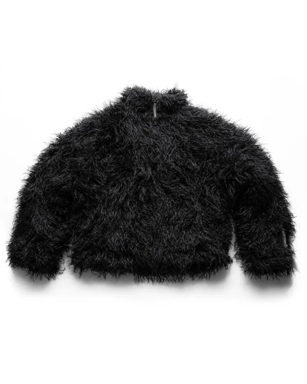 SSMA PLEASURE THORNS COAT - BLACK