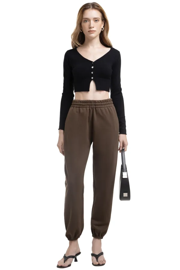 SWEATPANTS - BROWN