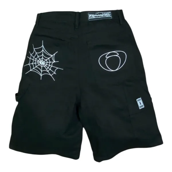 NWO LOGO JORTS (SOLID BLACK)