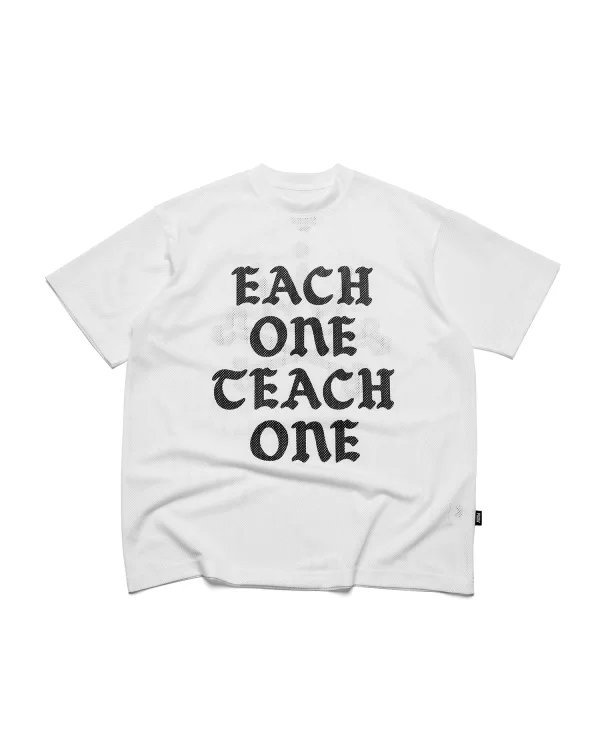 Each One Teach One Mesh Tee - White