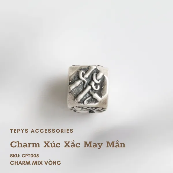 Charm Xúc Xắc May Mắn
