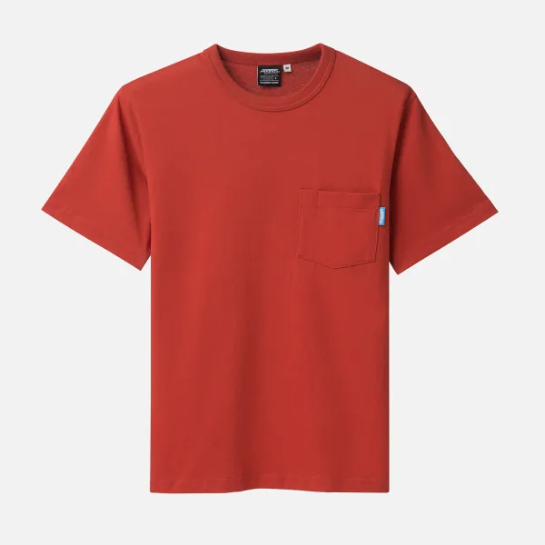 Basic Pocket Tee - Ananas Mini Label - Molten Lava