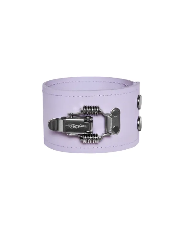 VIOLET LEATHER ARM STRAP