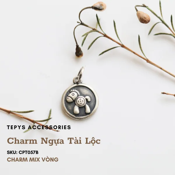 Charm Ngựa Tài Lộc