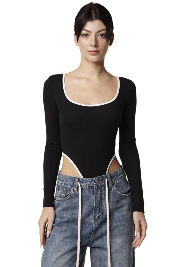 GABBY BODYSUIT - BLACK