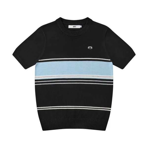 Black Private Knit Top