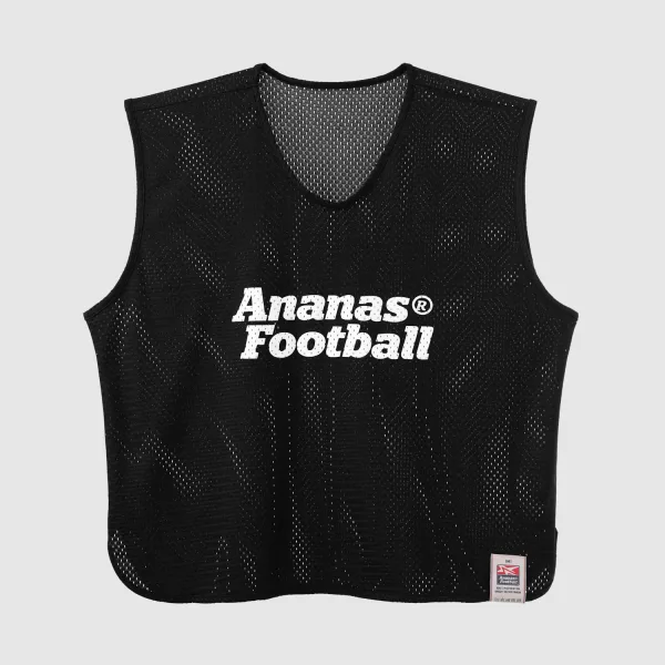 AF Pro Football Bib - Front Wordmark - Caviar Black