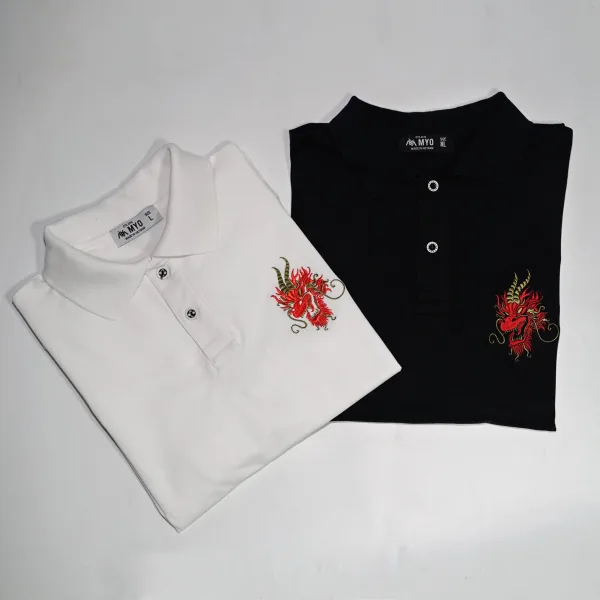Áo Polo Myo Thêu Hình Dragon